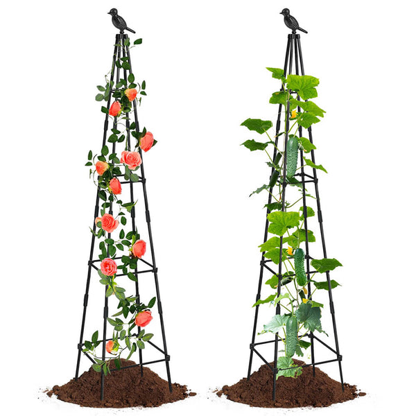 65" Garden Obelisk Trellis for Climbing Plants