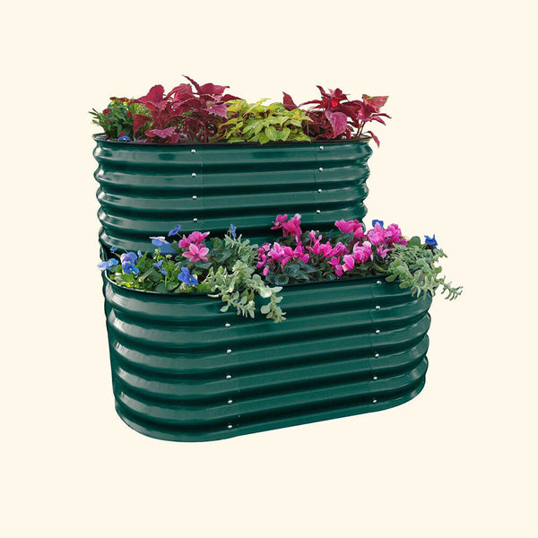 Cascading Metal Raised Garden Bed Kit