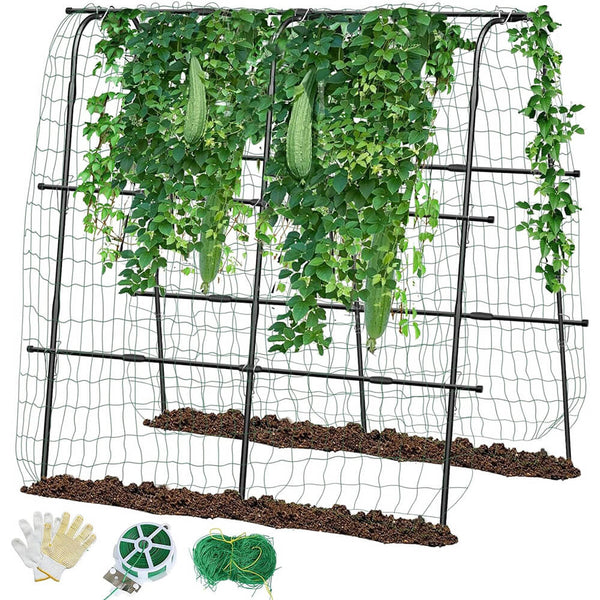 Cucumber Trellis U-Shaped Metal Garden Trellis