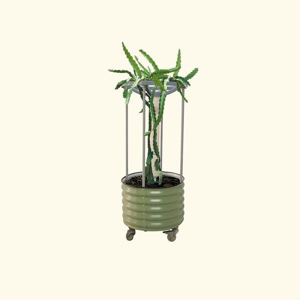 Self-Watering Rolling Planter with Trellis Garden Beds