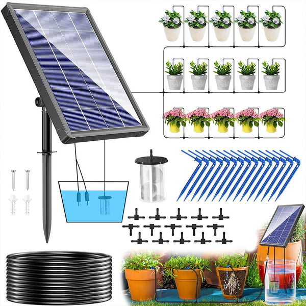 Solar Powered Drip Irrigation System